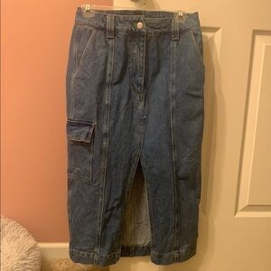 Forever 21 Denim Midi Skirt